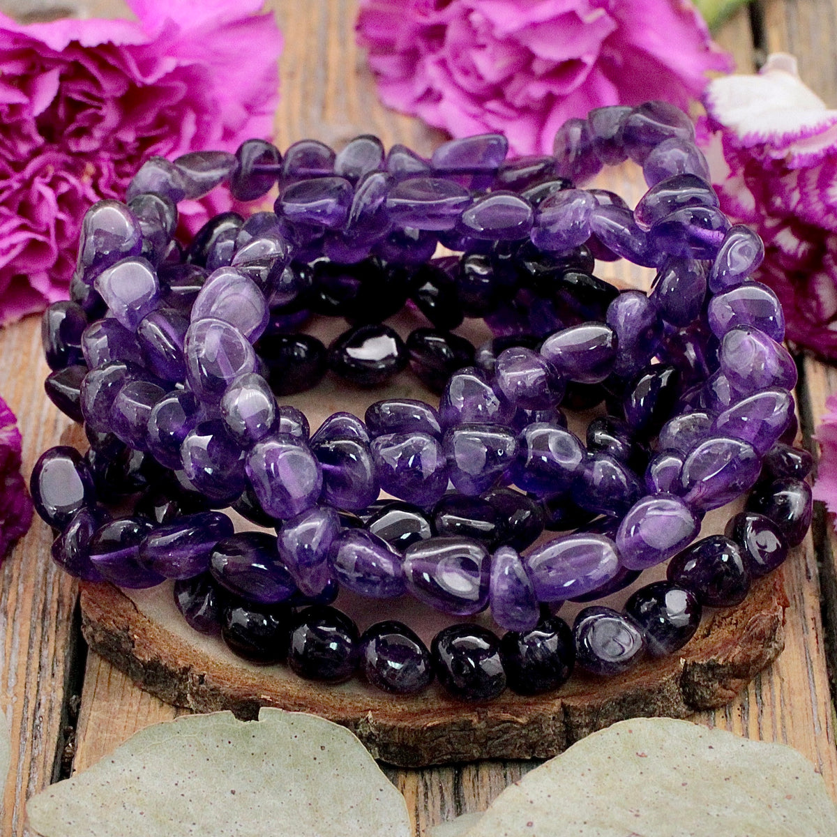 Amethyst Tumble Bracelet