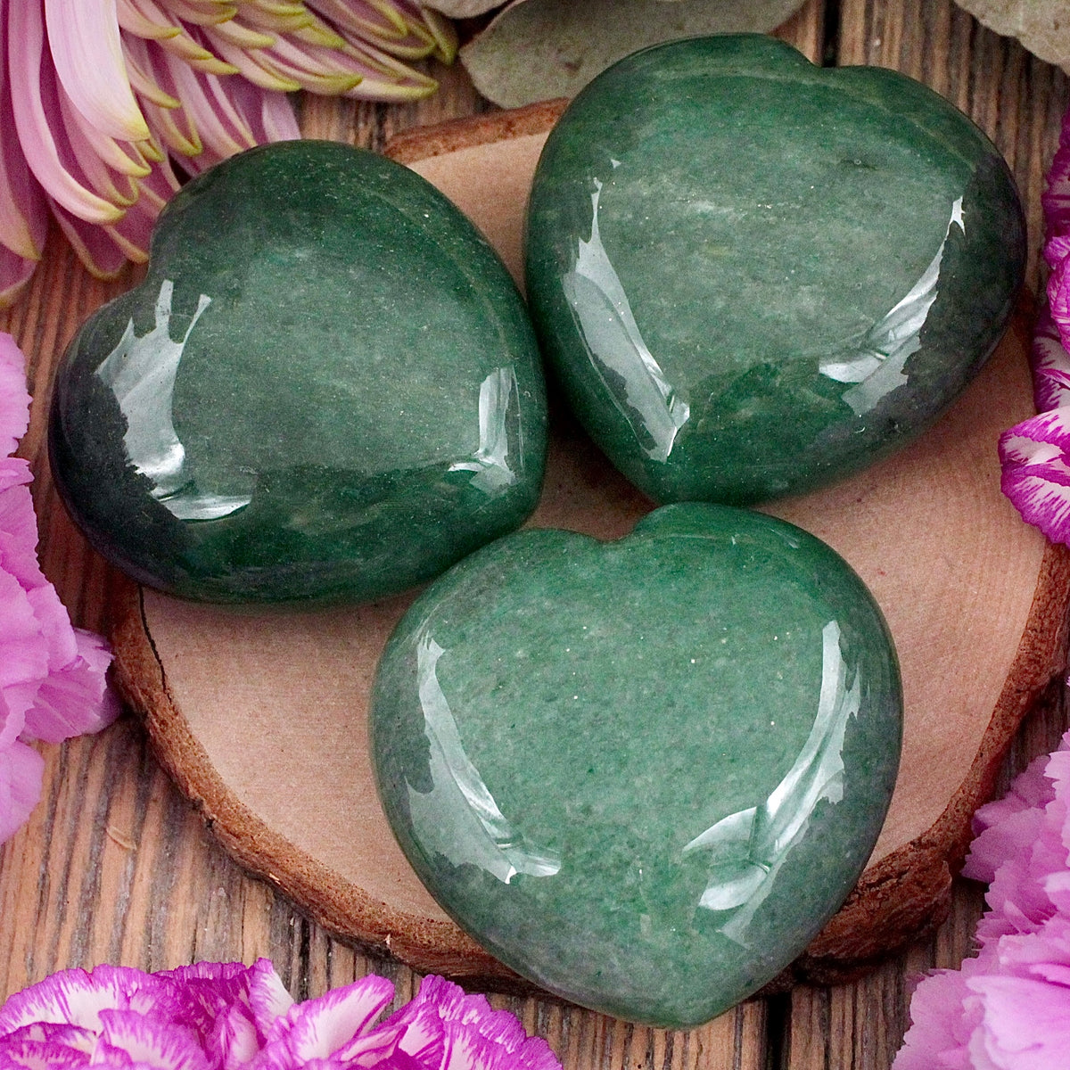 Green Aventurine Heart