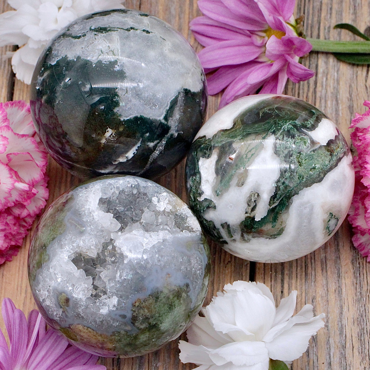Moss Agate Sphere