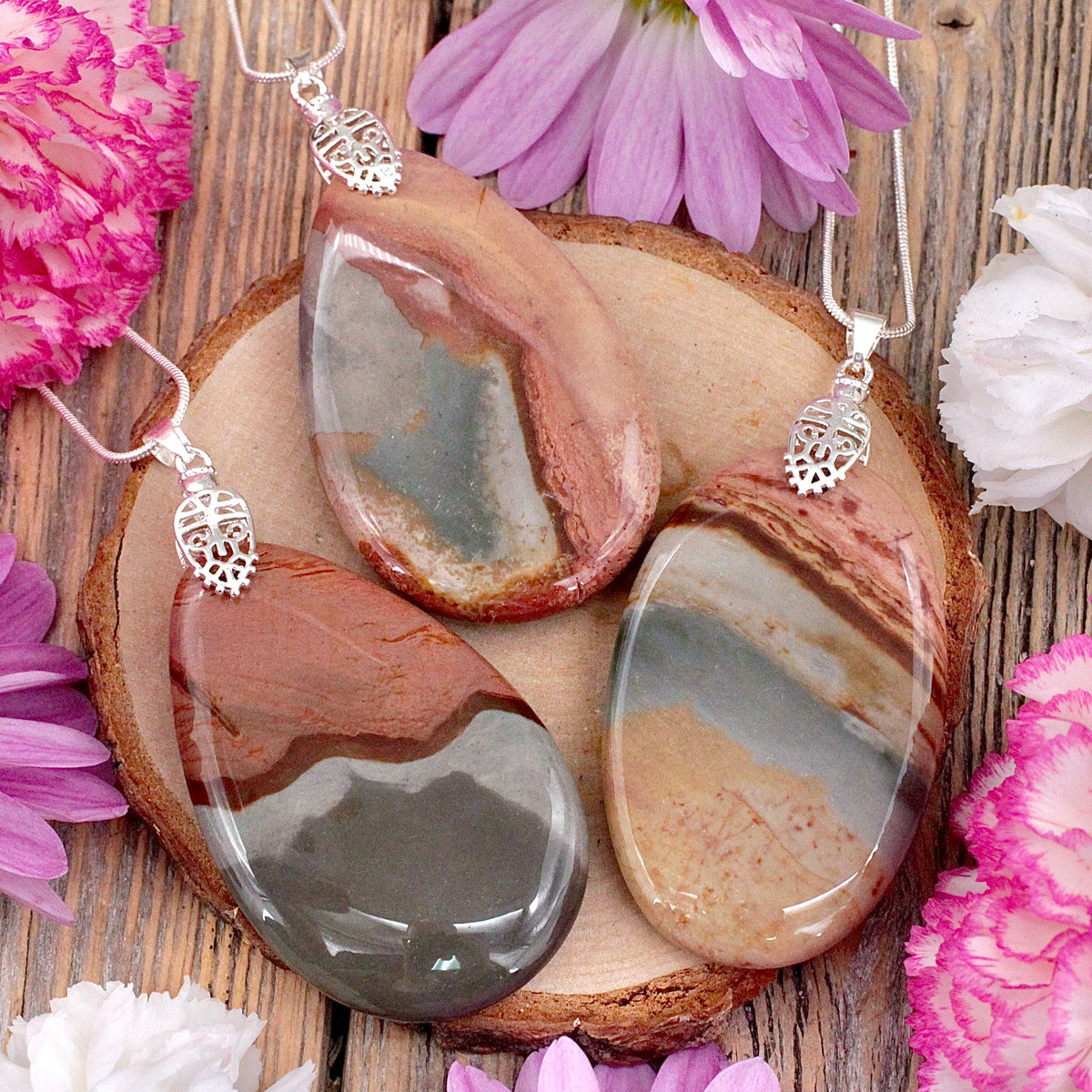 Polychrome Jasper Pendant