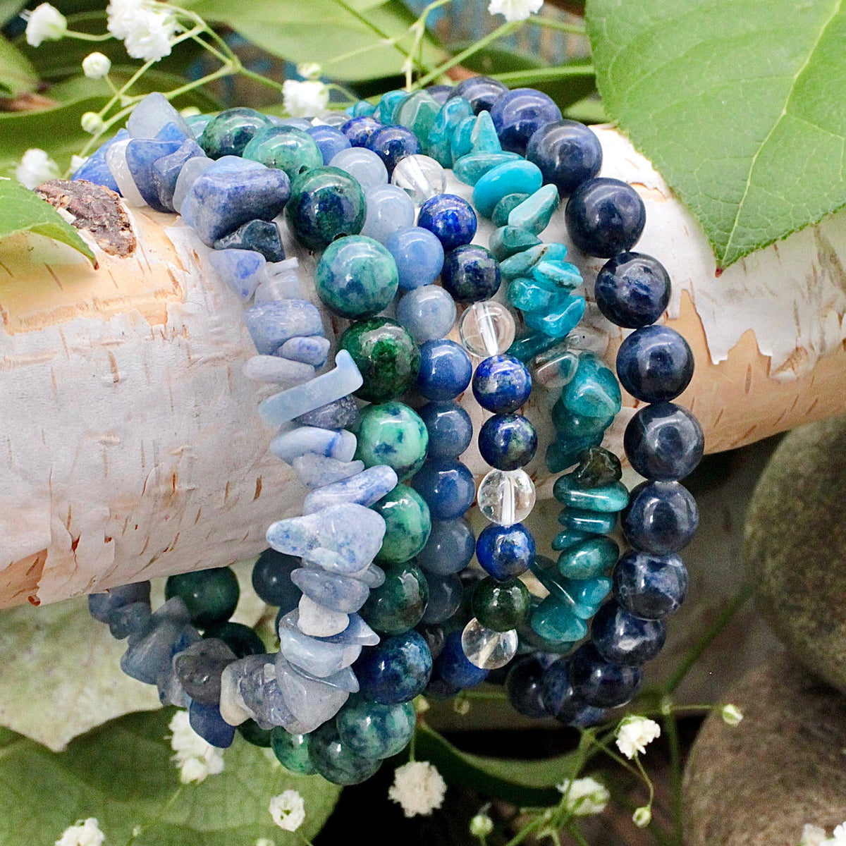 Ocean Waves Bracelet Set - Harmony Stacks Collection
