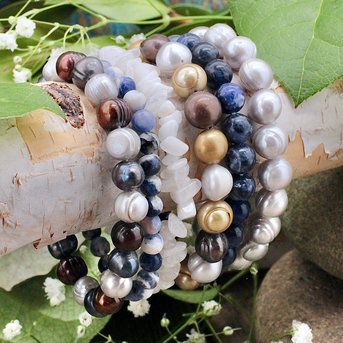 Pearls and Possibilities Bracelet Set - Harmony Stacks Collection