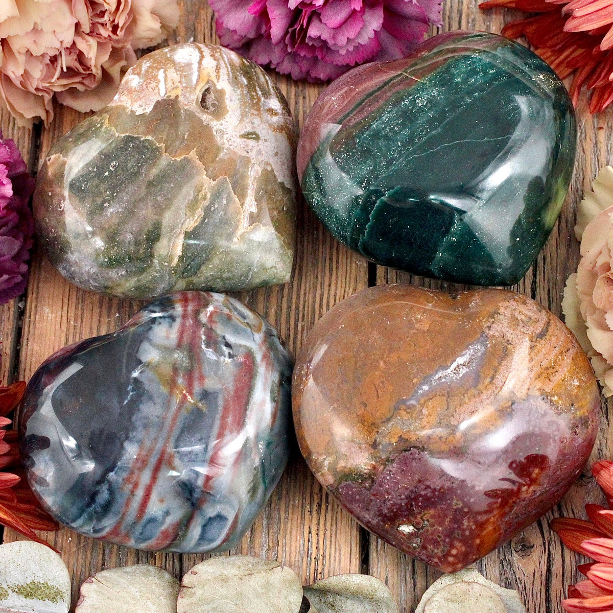 Ocean Jasper Heart