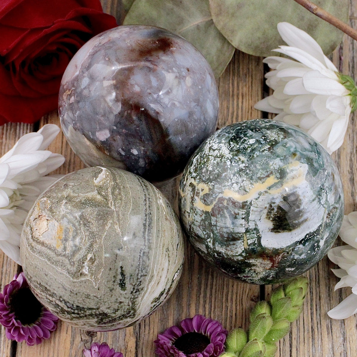 Ocean Jasper Sphere