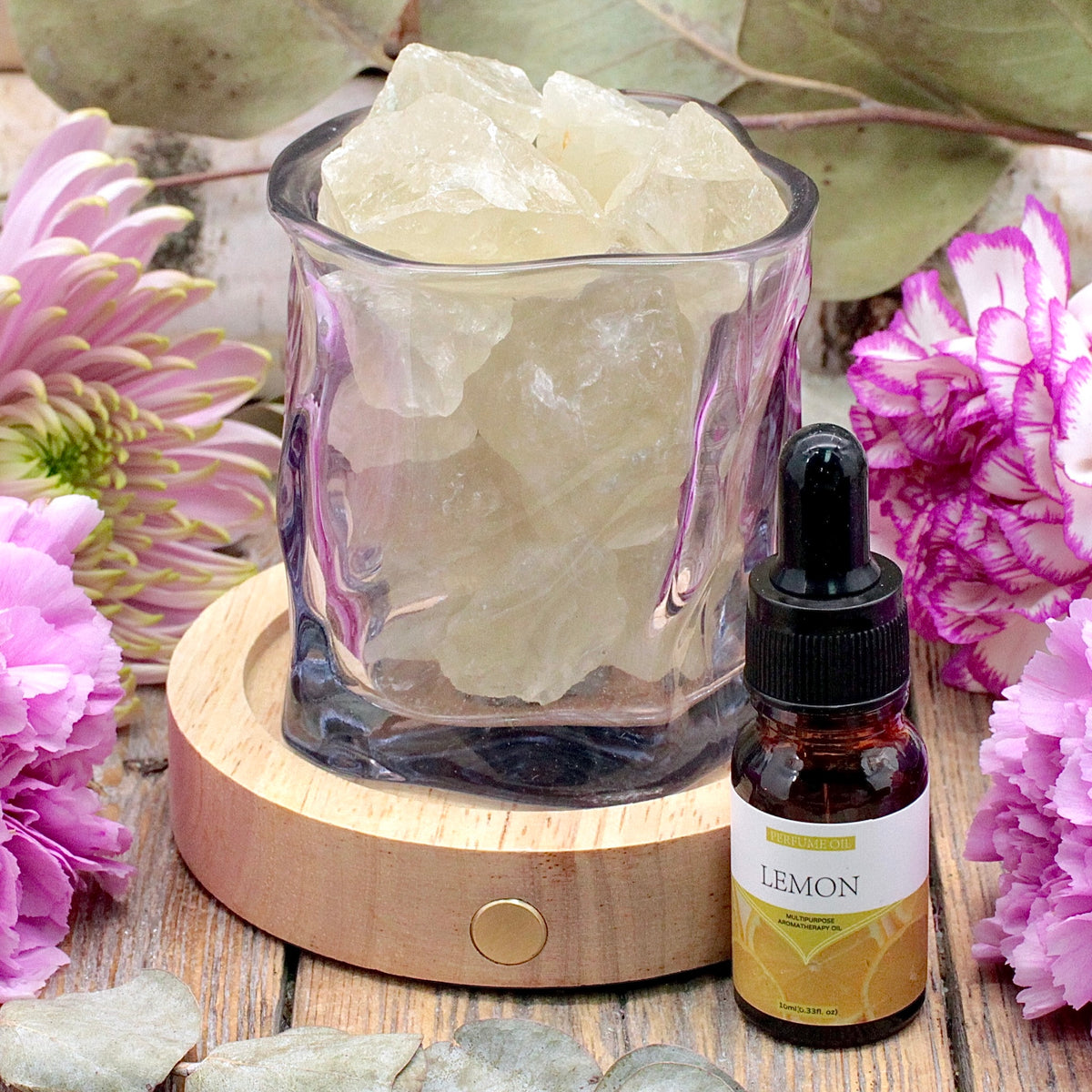 Citrine Essential Oil Diffuser with Lemon Oil
