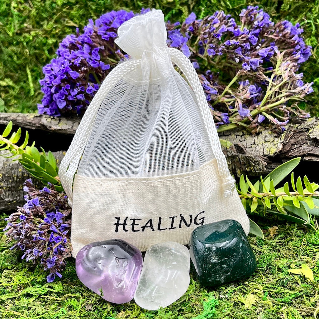 Healing - Pocket Rocks - Tumbled Stone Set
