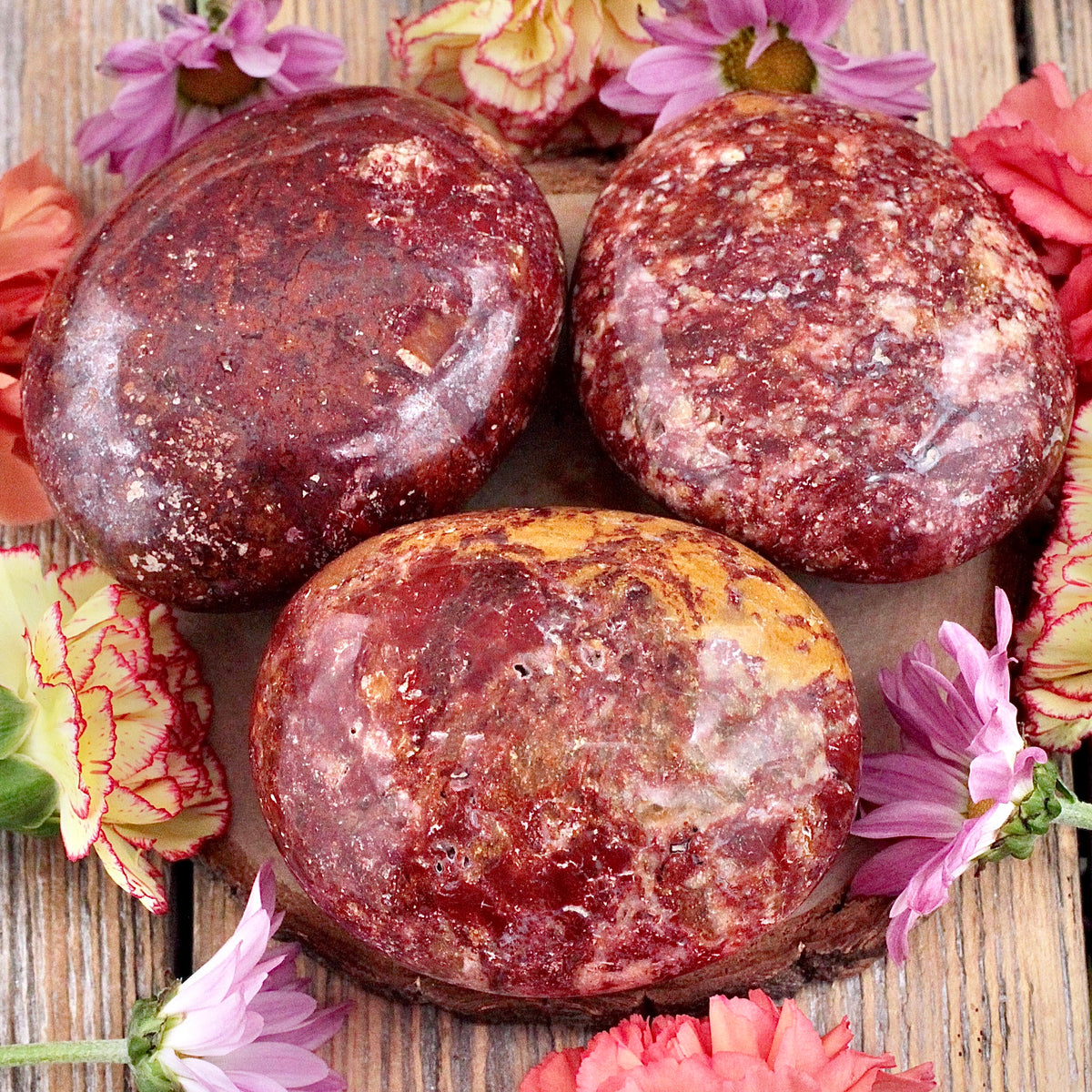 Red Opal Palm Stone