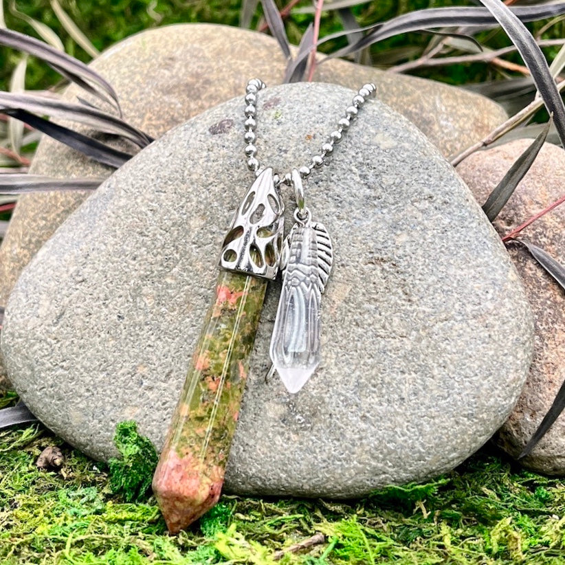 Guardian of Inner Harmony - Unakite - Large