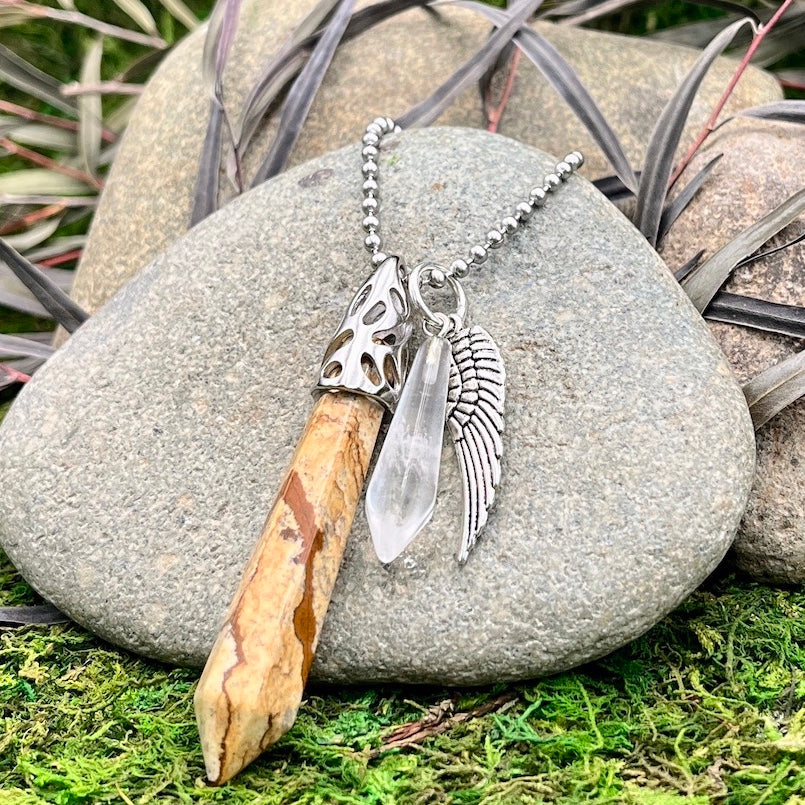 Guardian of Ancestral Wisdom - Picture Jasper - Large