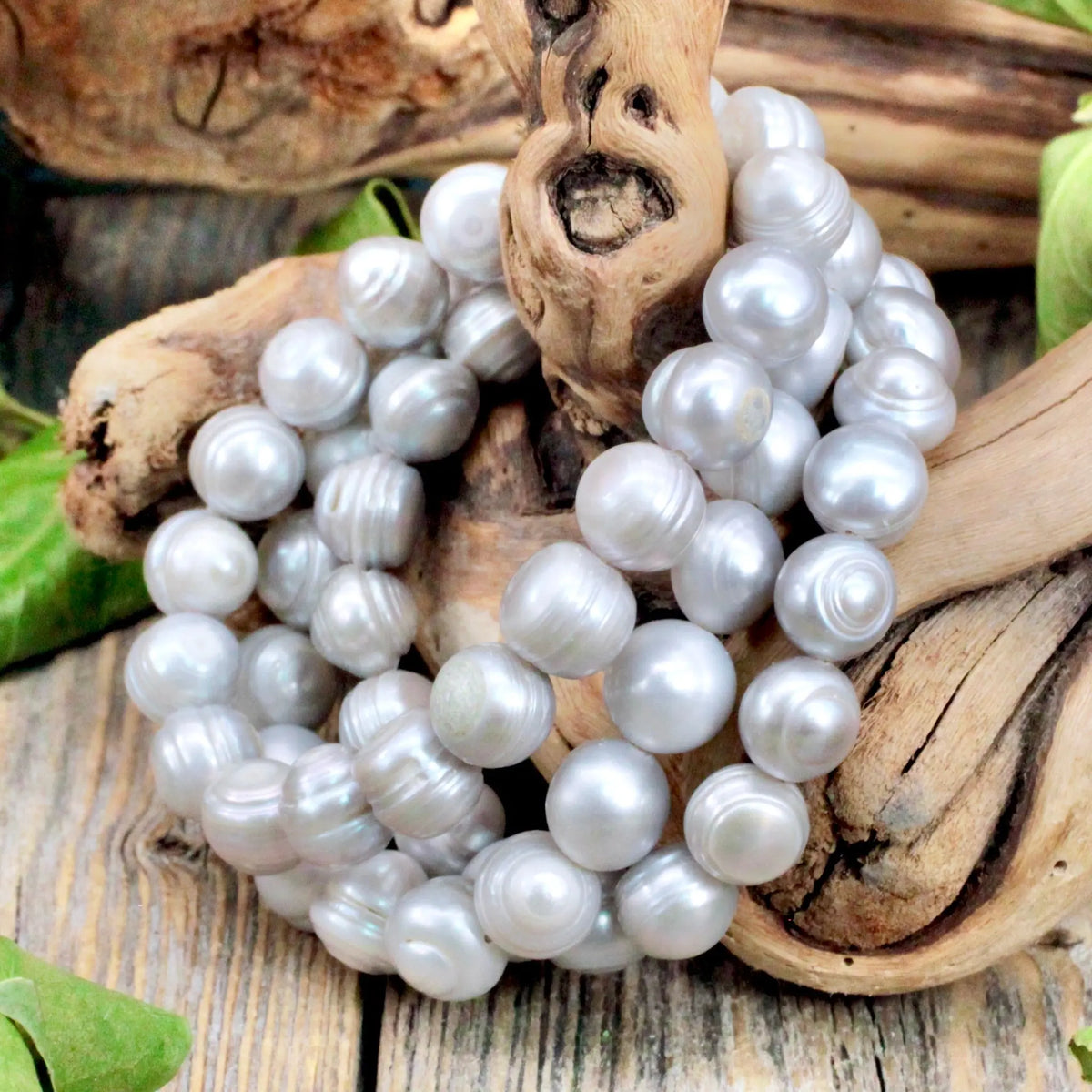 Gray Freshwater Pearl Bracelet
