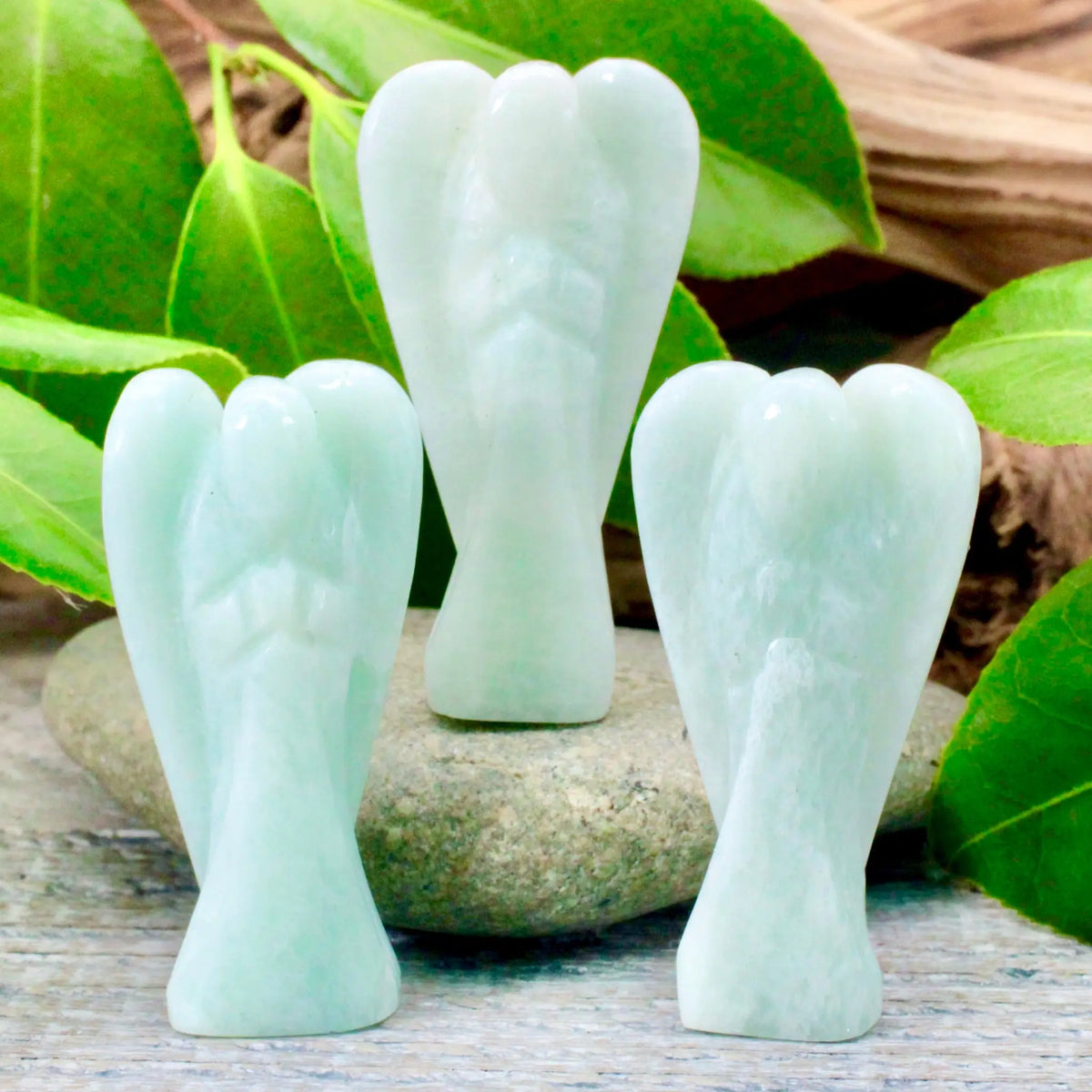 Amazonite Angel Carving - 2"