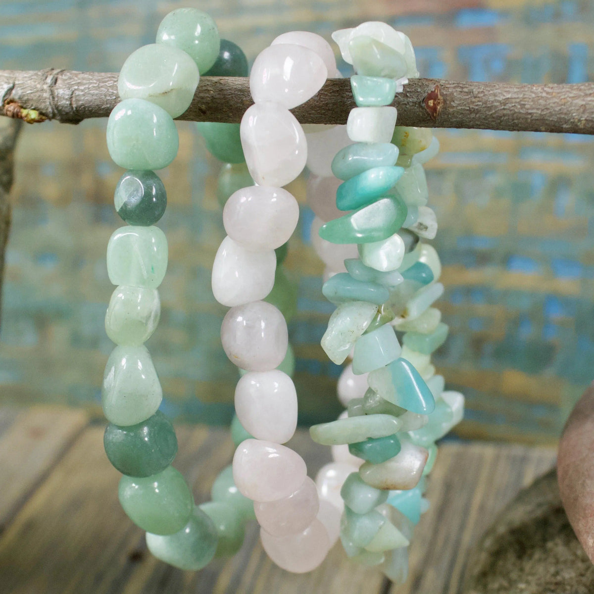 Emotional Balance & Well-Being Intentions Bracelet Set