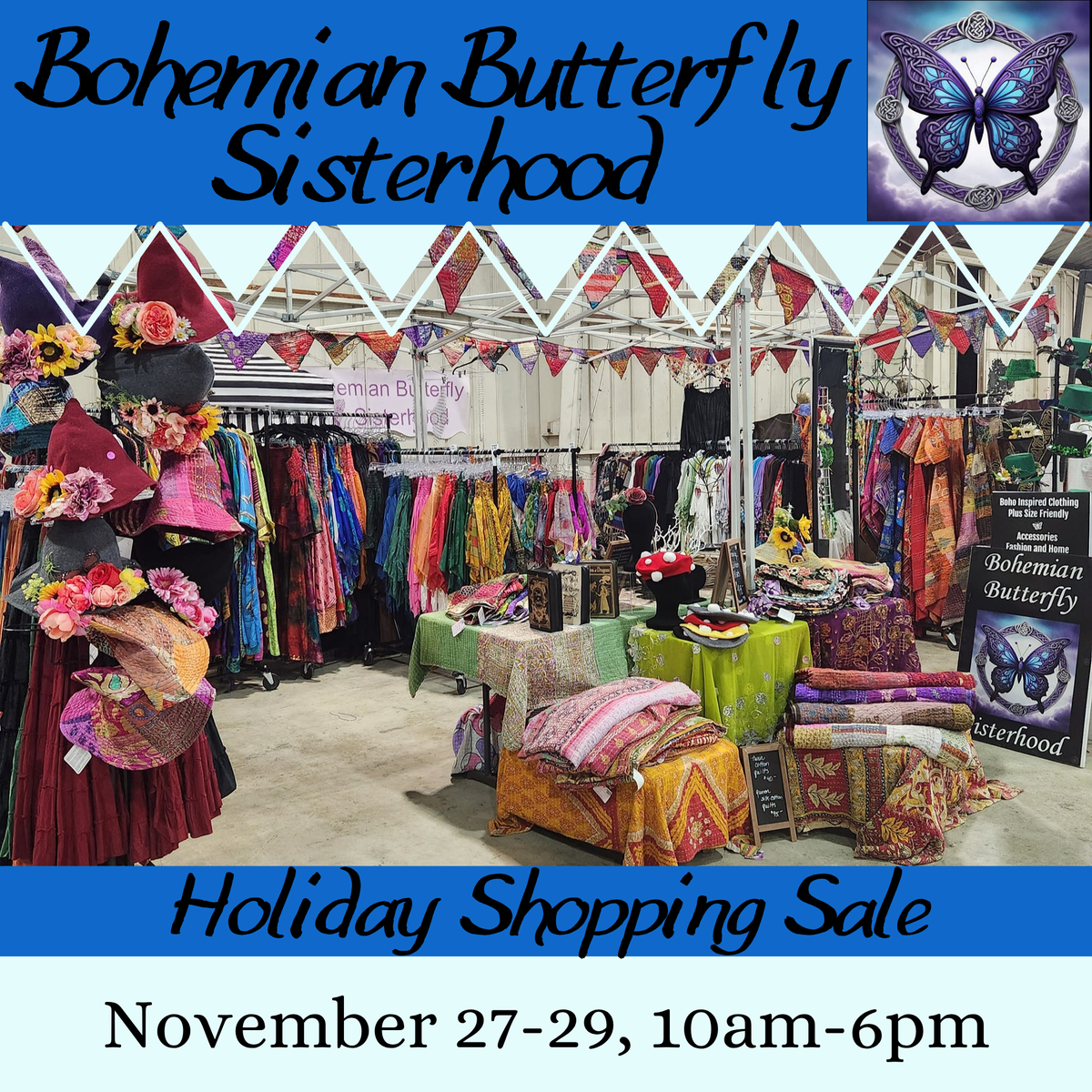 Bohemian Butterfly Sisterhood Early Halloween Sale