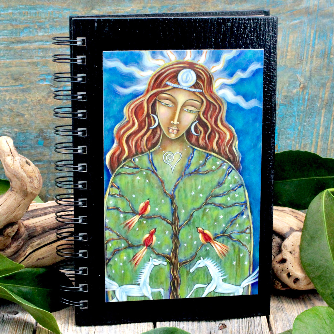Rhiannon's Song Journal Hardcover Spiral Bound Blank Pages