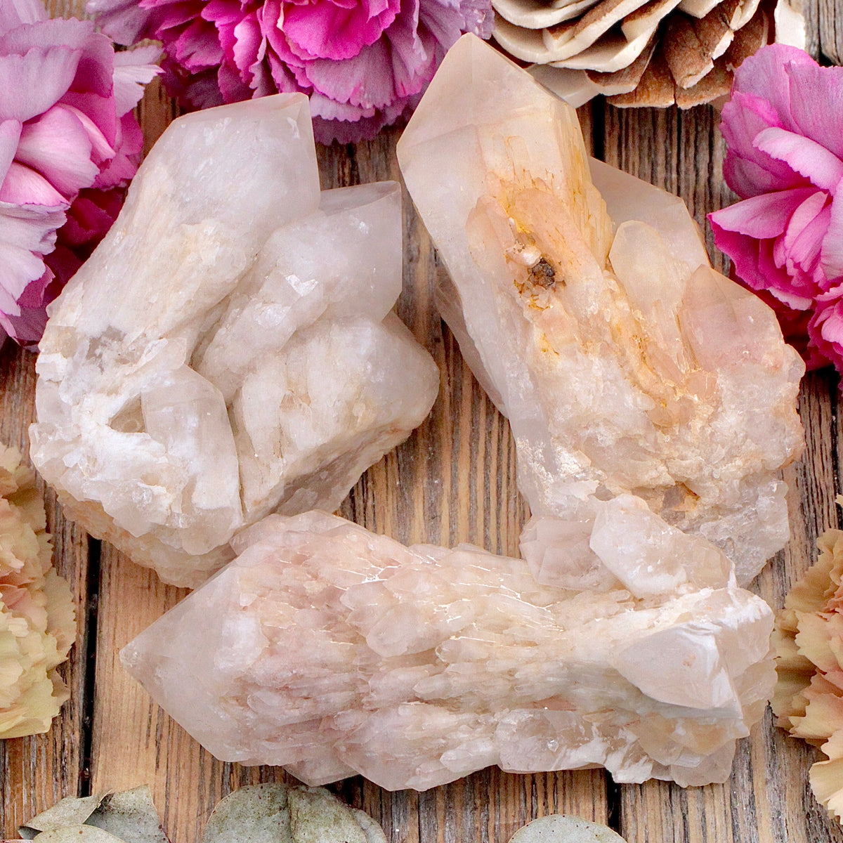 Candle Quartz Cluster A