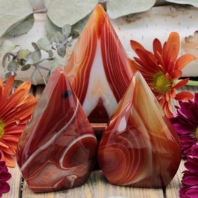 Carnelian Teardrop A