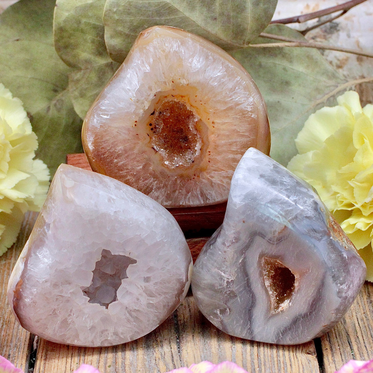 Druzy Agate Mini Flame