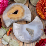 Druzy Agate Moon