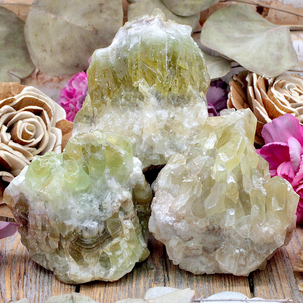 Green Calcite Rough