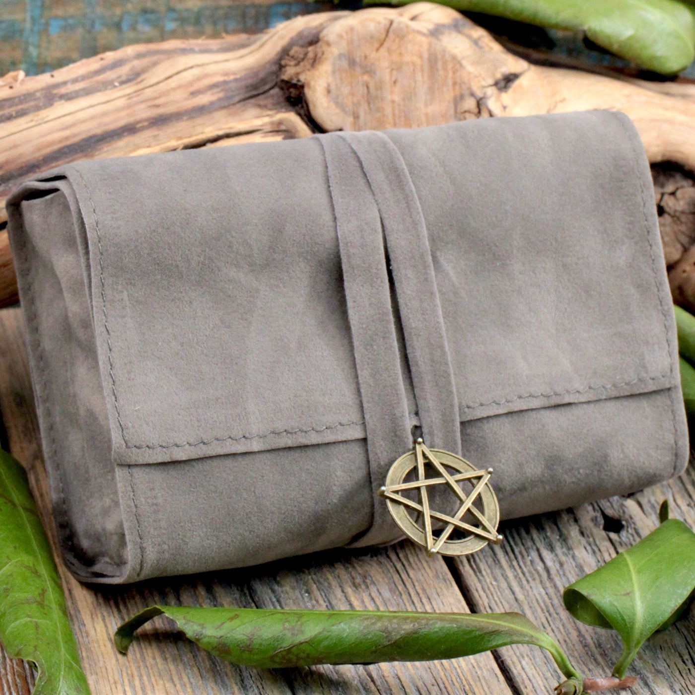 Tarot Deck Bag with Pentacle Charm