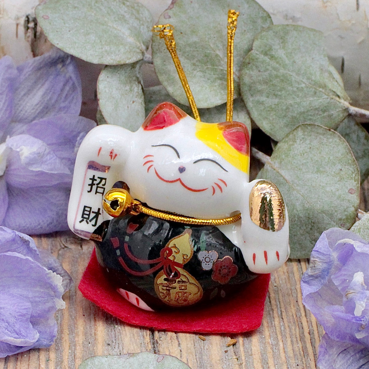 Mini Ceramic Lucky Cat