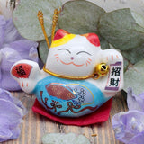 Mini Ceramic Lucky Cat