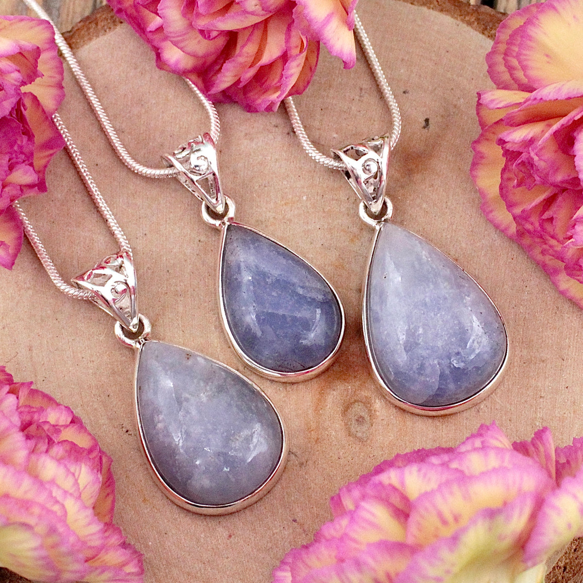 Hackmanite Pendant - Sterling Silver