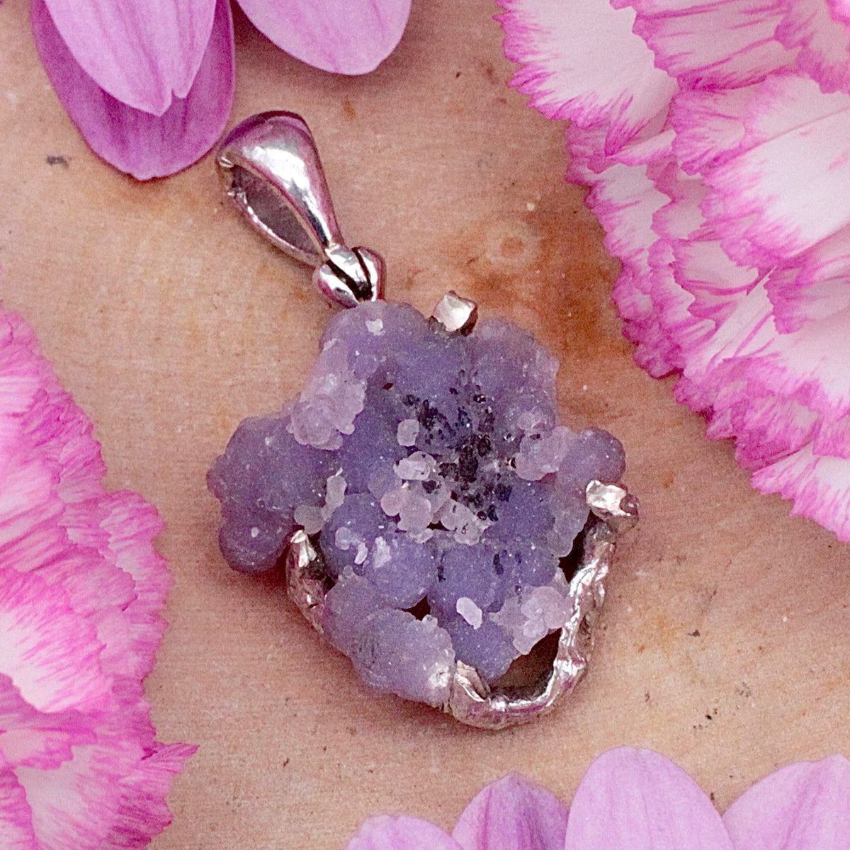 Grape Agate Pendant