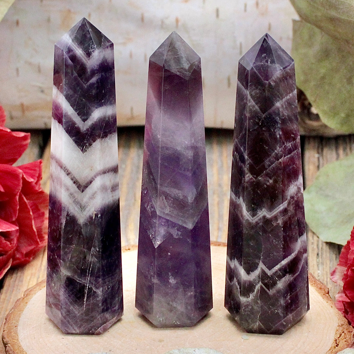 Chevron Amethyst Tower