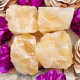 Golden Calcite Rough Chunk