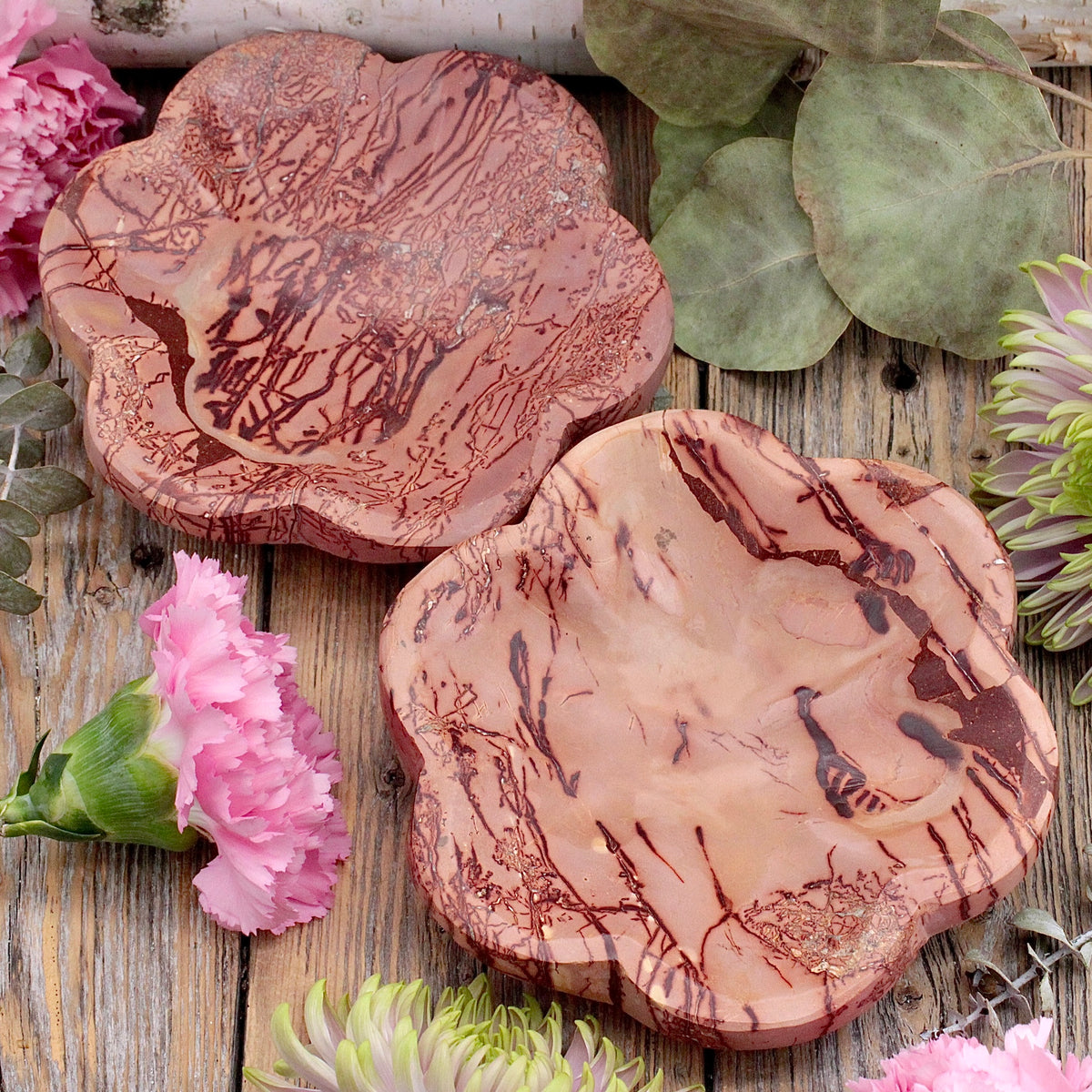 Moroccan Jasper Flower Bowl
