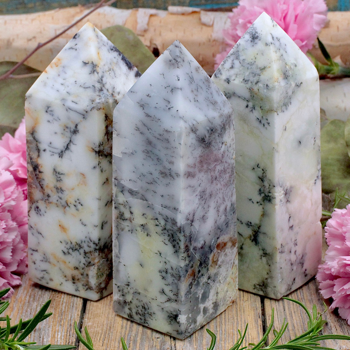 Dendritic Agate Obelisk