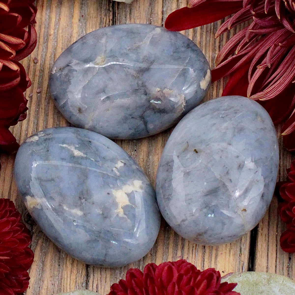 Blue Agate Pocket Stone