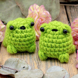 Crocheted Frog Friend