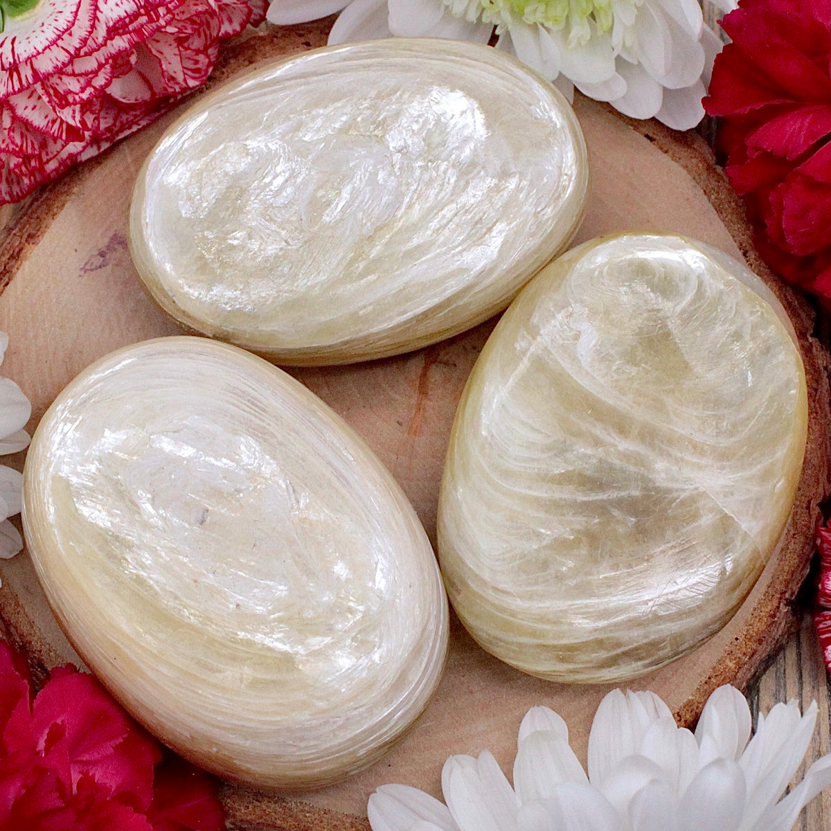 Golden Mica Palm Stone