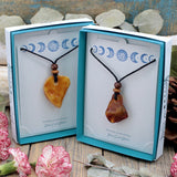 Amber Pendant on Cord