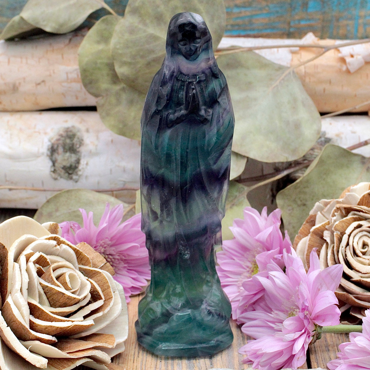 Fluorite Mother Mary