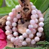 Flower Agate Bracelet - 8mm