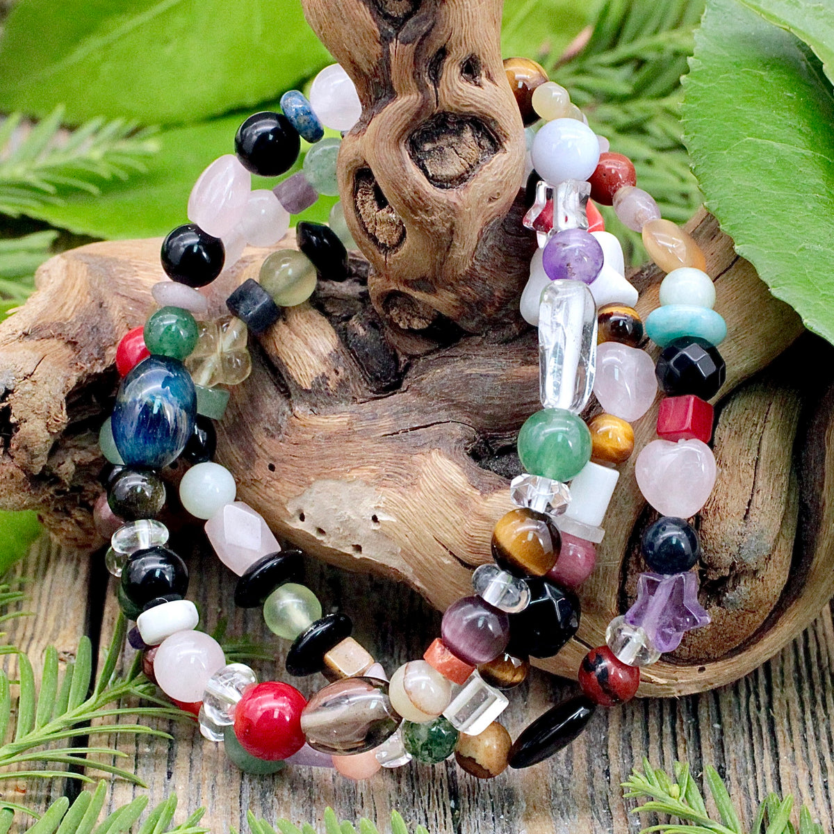 Sacred Stone Mixed Bead Bracelet Small