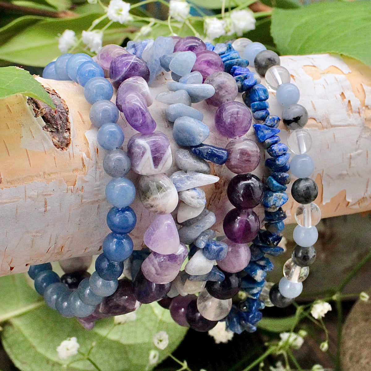 Indigo Dreams Bracelet Set - Harmony Stacks Collection