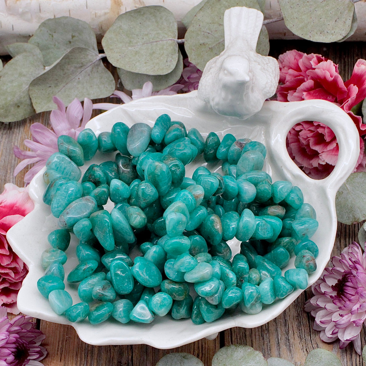 Amazonite Chunky Chip Bracelet