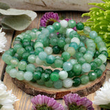 Green Aventurine Faceted Bracelet - 8mm