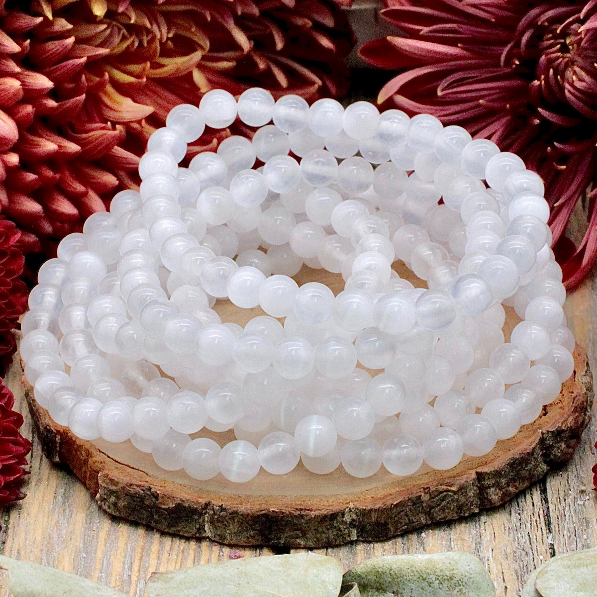 Selenite Bracelet 6mm
