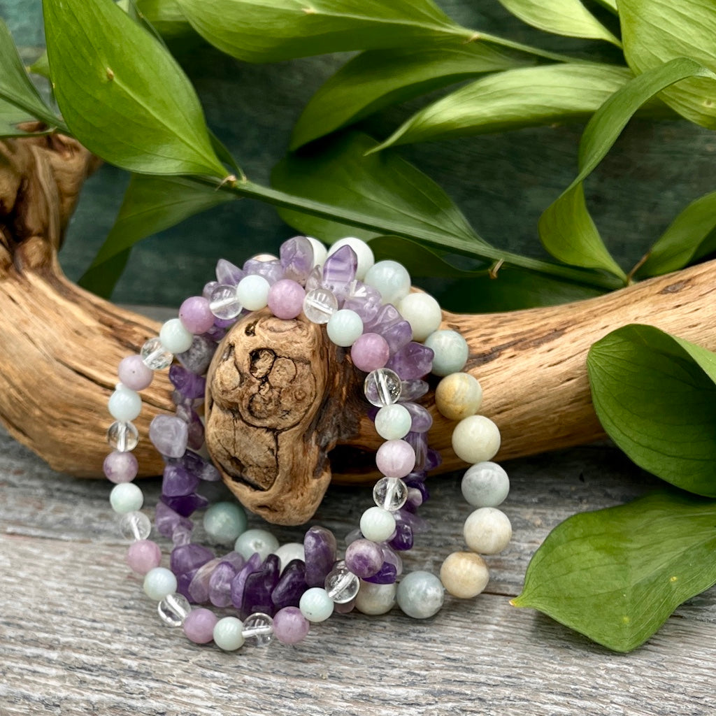 Lilac Breeze Bracelet Set - Bliss Bracelets Collection