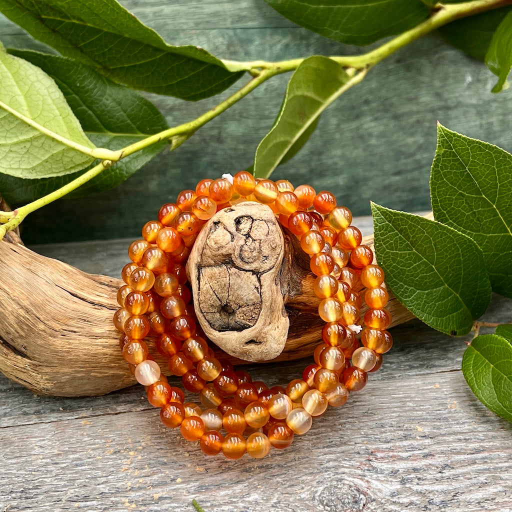 Carnelian Bracelet 6mm