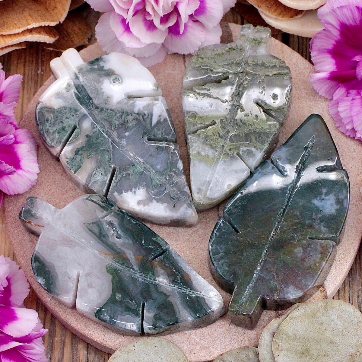 Moss Agate Leaf