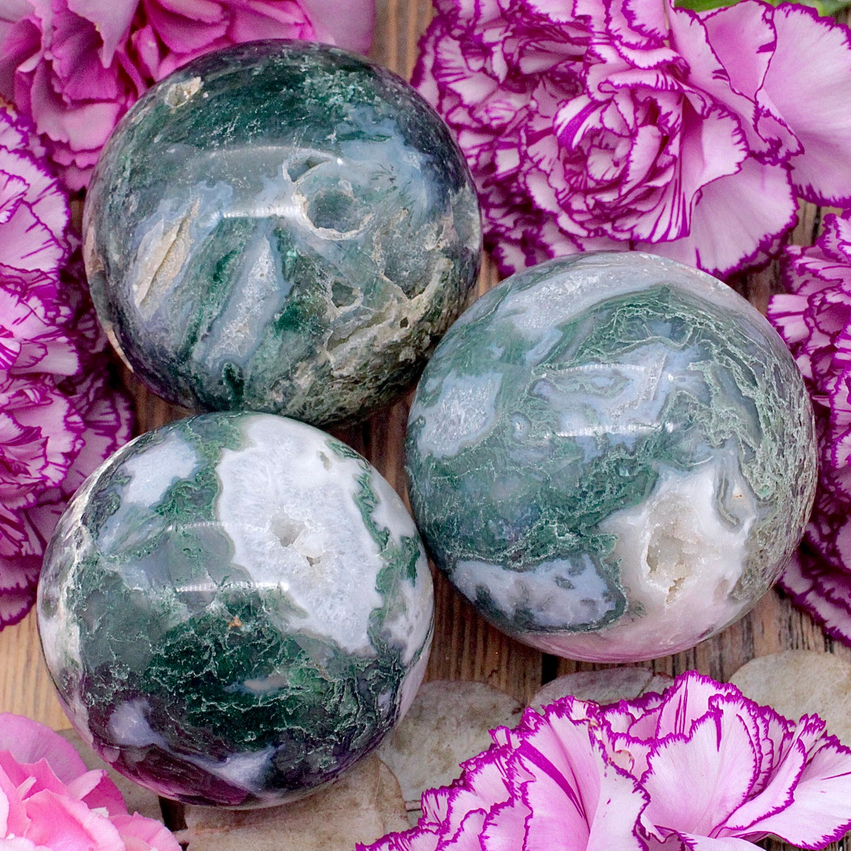 Moss Agate Sphere A