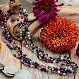 Faceted Multi-Stone Necklace - 4mm