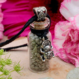 Pyrite Spell Jar Pendant - Prosperity