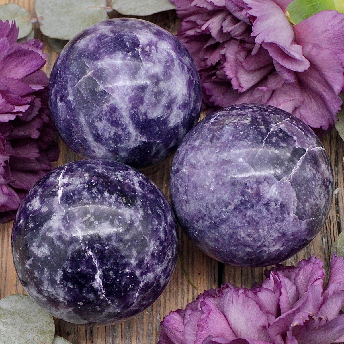Lepidolite Sphere
